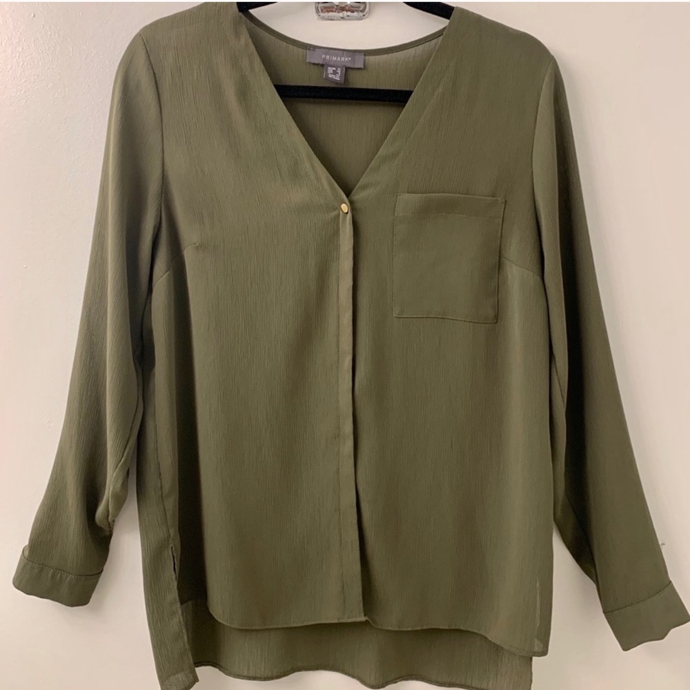 Primark V Neck Blouse Size 8